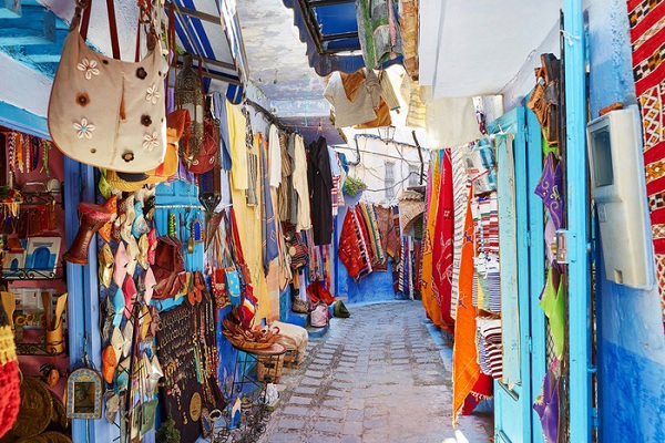 Đường phố ở Marrakech, Morocco