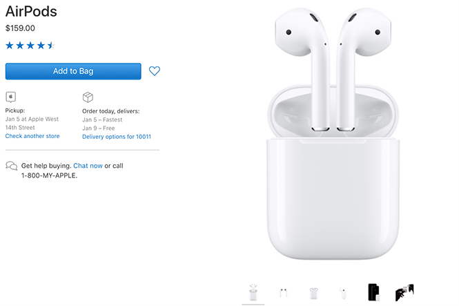 Tai nghe không dây AirPods của Apple cháy hàng