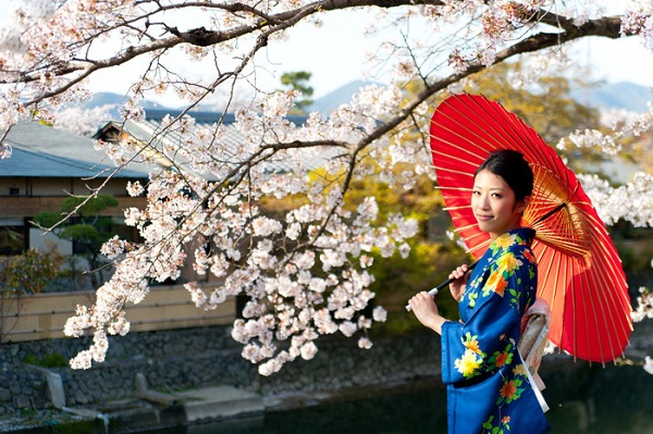 Nhật Bản nổi tiếng với hoa anh đào